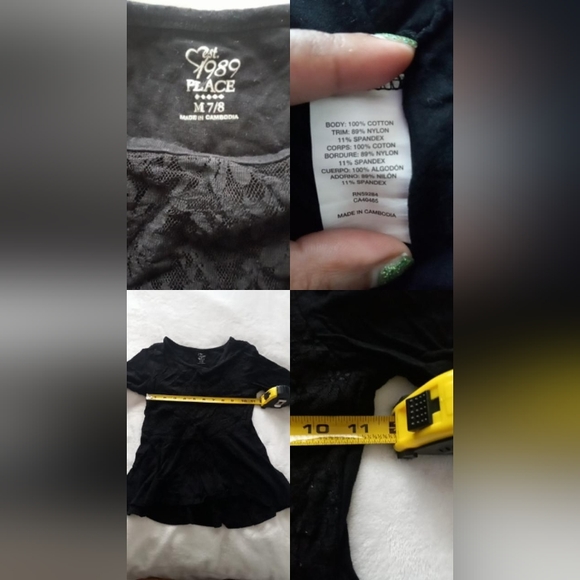 CHILDREN PLACE RANDOM LONG SLEEVE BUNDLE PACK. GIRLS SIZE M 7/8. - Picture 7 of 10